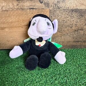 Tyco Count von Count Plush Sesame Street Stuffed Toy 1997 Mattel‎